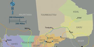 География Мали карте